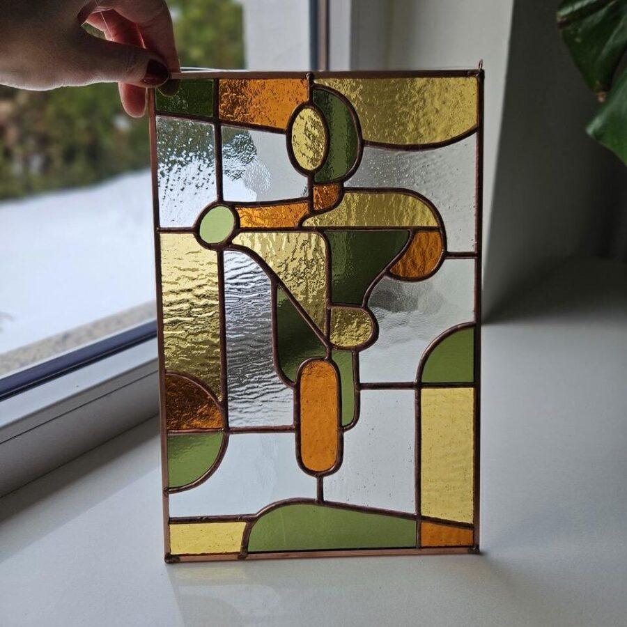 Witraż Figura Schlemmera (leśny)